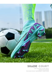 Men Soccer Shoes Grass Society Training Football Boots Cleats