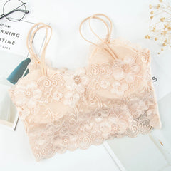 Fashion Women Bralette Bra Female Tops Female Lace Strap Wrapped Chest