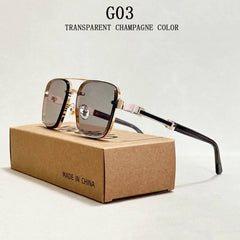 Sunglasses For Men Luxury Fashion Glasses Sunscreen Square Sunglasses