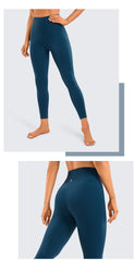 Women's Naked Feeling Yoga Pants 25 Inches - 7/8 High Waisted Workout Leggings