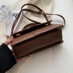 Pu Leather Shoulder Bag for Women Handbag - Fashion Crossbody Bags Vintage
