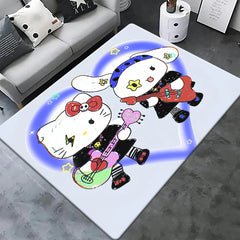 Sanrio Cinnamoroll, Pochacco HD Printed Outdoors Carpet, Living Room Decoration, Sofa