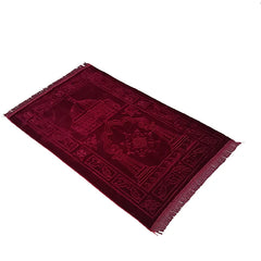 Prayer Rug Soft Sejadah Murah Velvet Sajadah Turkey Kiswah Pintu Kaabah Dari Mesir