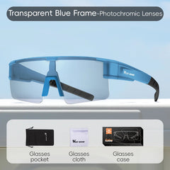 Sunglasses Men Photochromic Cycling Fit Over Myopic Glasses Driving