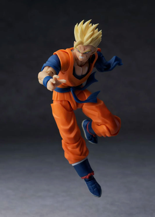 HA TOYS HAZ001 Dragon Ball Z Shf Super Saiyan Anime One-Armed Hero Gohan Action Figure Statue Model Collectible Toys Gift