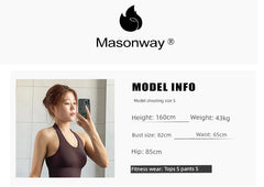 Masonway Seamless Women's Brushed Peach Yoga Pants