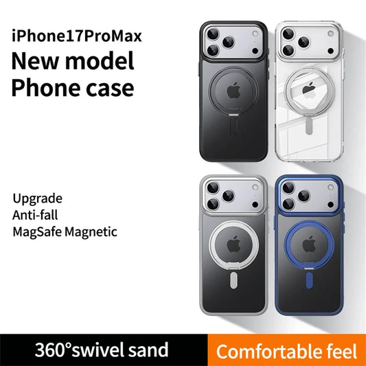 Magnetic Case for iPhone 17 Pro Max Case for iPhone 17 Air 17pro Macsafe Case Shockproof and Dropproof Hard Acrylic Case