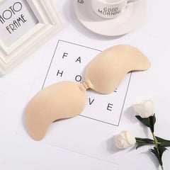 Sujetador Women's Bra Invisible Push Up Bra Self-Adhesive Silicone Seamless