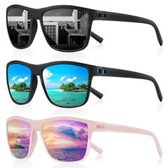 Polarized Sunglasses Men Women Retro Outdoor Sports Fishing Sun Glasses