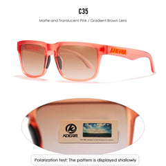 Sunglasses for Men Transparent Gray Frame Fashion Unisex Outdoor