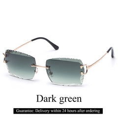 Sunglasses fashion square metal legs glasses for men women