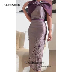 Homecoming Dresses: Mermaid Prom Dress Satin Off The Shoulder Evening Dresses