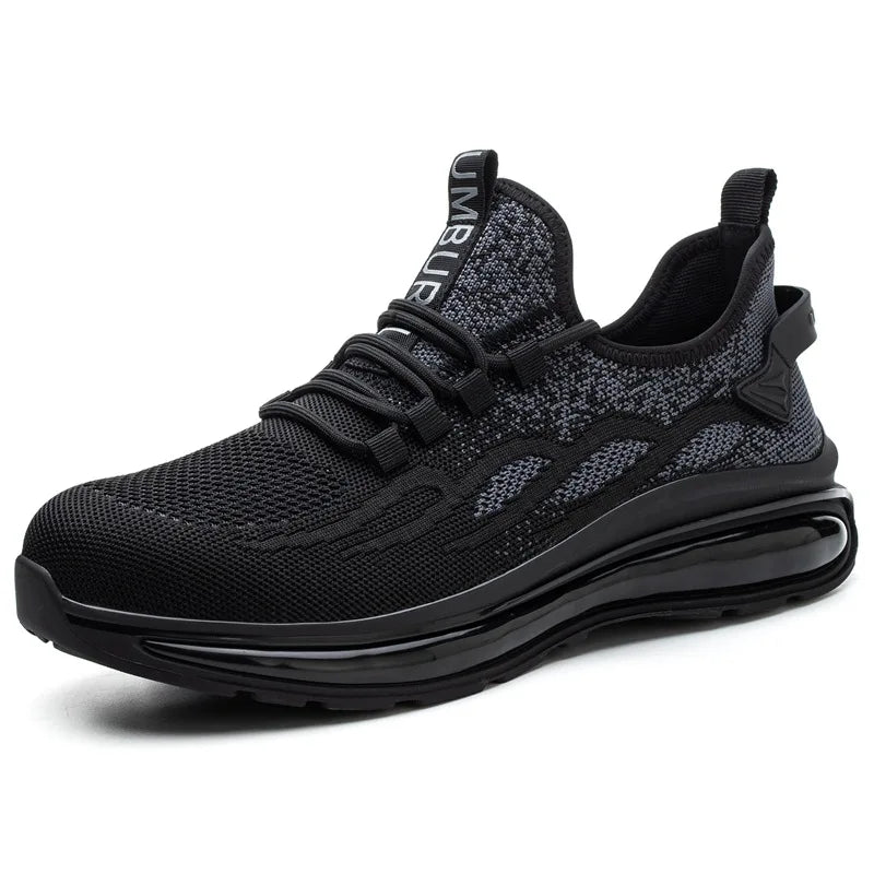 Women Safety Shoes For Work Safety Boots Breathable Steel Toe Puncture Proof Sport Work Sneakers Construction Tactical Boots