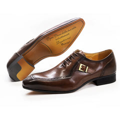 Luxury Leather Mens Dress Shoes Office Business Wedding Formal Shoes