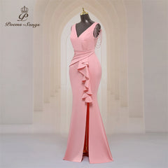 Homecoming Dresses: Party dress for women Long Prom Dress Soft Satin shoulder