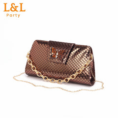 Matching Shoes and Bags: Peep Toe Hollow Fish Scale Design Ladies Shoes
