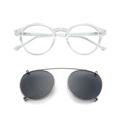Steampunk Style Glasses (Anti Blue Light Blocking Eyewear) + Clip Lenses