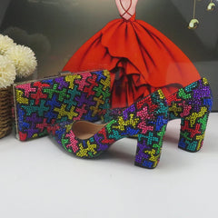 Matching Shoes and Bags: Crystal Bridal wedding shoes Bag Female Ladies Party Shoes