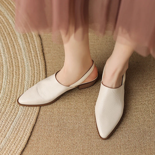Office Ladies Casual Women Sandals Concise Spring Summer Pointed Toe High heel