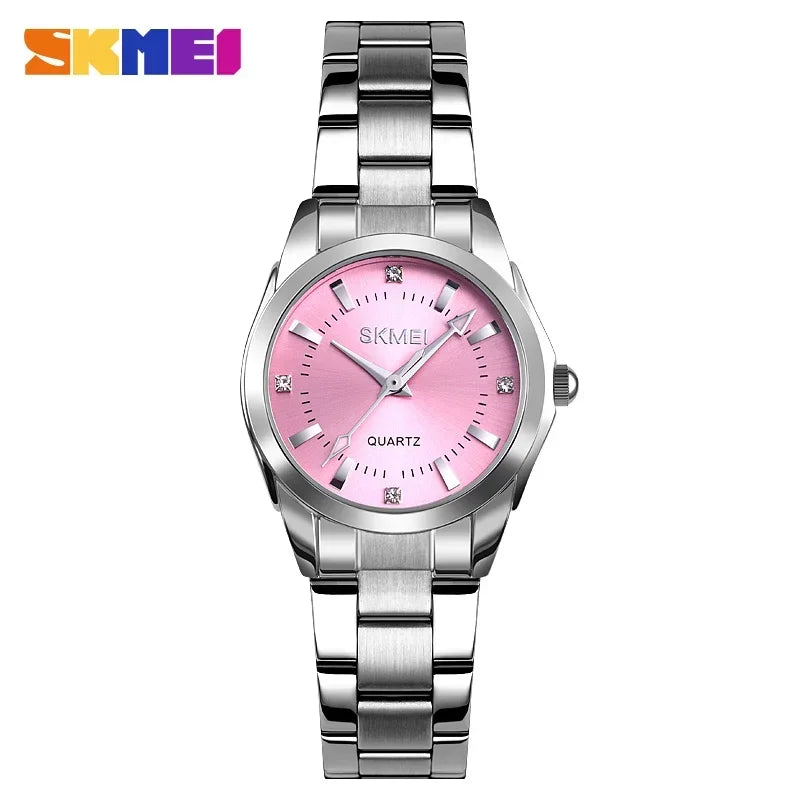 Skmei Japan Movement Luxury Quartz Watches For Women Thin Lady Hour Ladies Reloj Mujer Fashion Simple Quartz Women Watch 1620