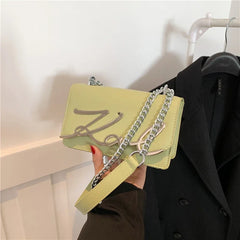 Bags for Women Fashion Letter Trend Shoulder Bag Ins Women's Crossbody