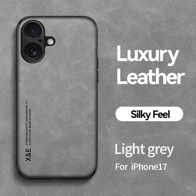 Shockproof Case for iPhone 17 Pro Max 17 Air Protective Cover Magnetic Car Holder Phone Coque Fundas For iPhone 16 Pro 16E