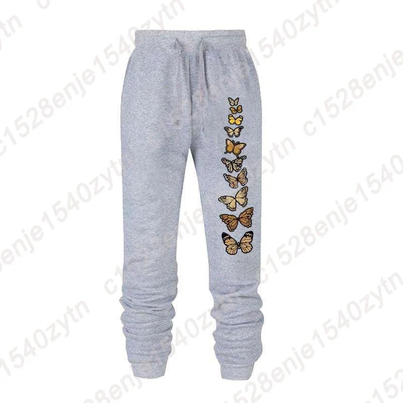 Printed Sports Sweatpants Loose Long Pants Jogger Trousers Women Casual Fitness