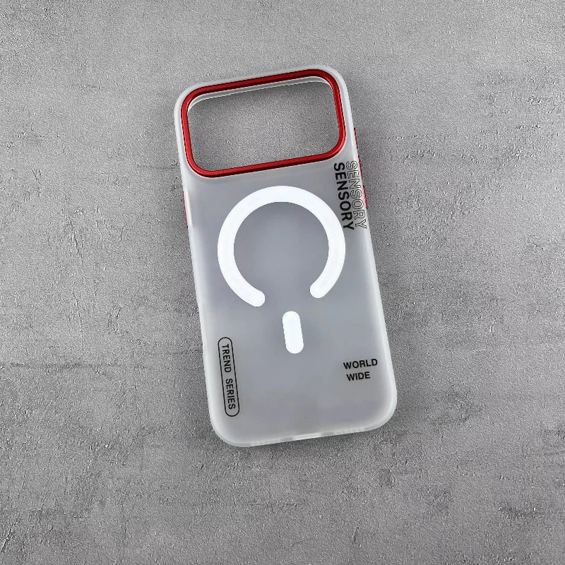 Translucent Magnetic Phone Case for iPhone 17 16 Pro Max For MagSafe Charging Shockproof Matte Cover Silicone Shell