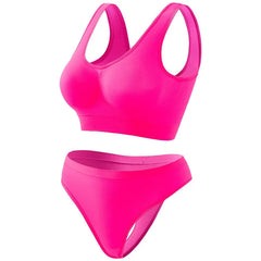 Seamless Bra Set Women Wireless Underwear Female Tanks Bra Low Rise