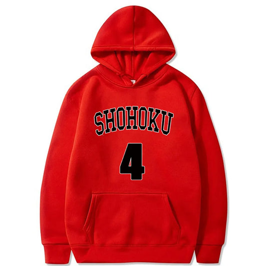 Anime Slam Dunk Hoodies Fashion Cosplay Pullover Unisex Harajuku Hip Hop Sweatshirt