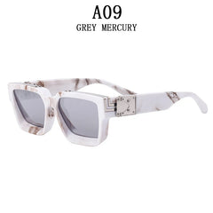 Sunglasses For Men Vintage Square Fashion Glasses Luxury Retro Sunglasses