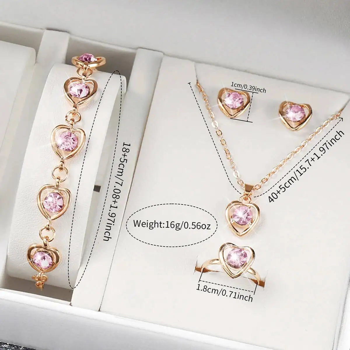 6PCS/Set Fashion Flowers Dial Women's Quartz Watch Leather Band Watches Rhinestone Jewelry Set(Without Box)