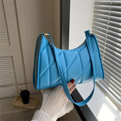Black Trendy Women Shoulder Bag Pu Handbags Crossbody Bags Small Handle Bag