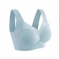 Ice Silk Seamless Sport Bra Gather Prevent Sagging Underwear No Steel Ring