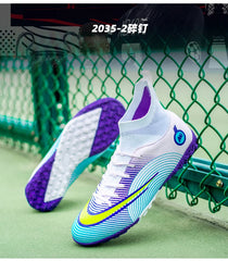 Soccer Shoes Society TF/FG Athletic Shoe Cleats Football Man Genuine Soccer Shoe