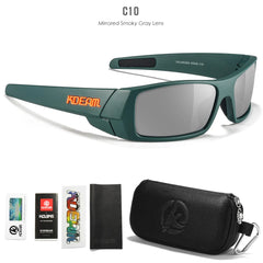 Sunglasses All Black Shades With Carrying Zipper Case