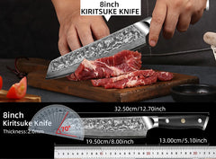 Damascus Kitchen Knives Set Japanese Chef Kitchen Knives VG10 67 Layer Stainless