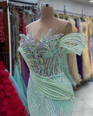 Homecoming Dresses: Evening Dress With Sparkly Crystals Mermaid Formal