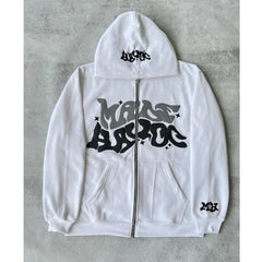 American Zipper Hoodies for Women and Men Y2K Spring