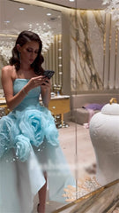 Homecoming Dresses: Ball Gown Prom Dresses Flower Organza Formal Party Gowns