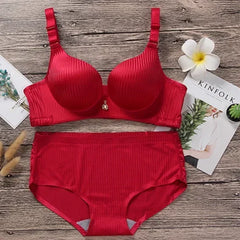 Underwear Women Set Thickened Bra Suit Gathering Adjustment Super Thick 8cm