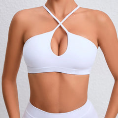 Beautiful Back Sports Bra for Women Gym Yoga Bra Cross