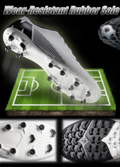 Men's Turf Soccer Shoes Kids Outdoor Long Spikes Training Ankle Football Boots