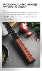 1PC-5PC Kitchen Knife Set Chef Utility Stainless Steel 3 Layers Composite