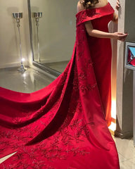 Homecoming Dresses: Red Brand Dresses With Long Sleeves Ball Gowns