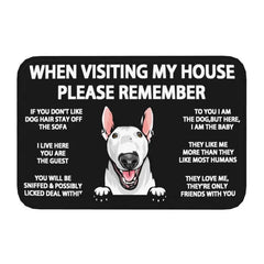 West Highland White Terrier Dog Floor Door Kitchen Bath Mat Anti-Slip Outdoor Westie