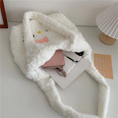 Hello Kitty Women Shoulder Bags Cute Cat Cartoon Fashion Y2K Large