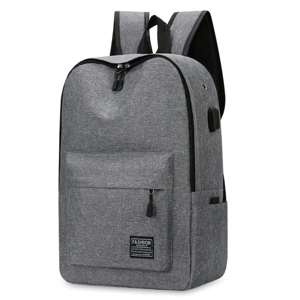 Trendy Men's Minimalist Backpack Versatile Backpack Large Capacity Student Backpack Computer Travel Bag Washable Backpack
