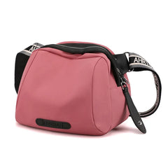 Nylon Crossbody Bag with Zipper Pocket Casual Stylish Shoulder Bag