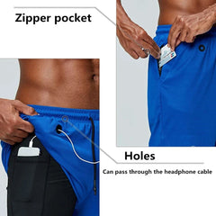 Running Shorts Men 2 in 1 Training Gym Shorts Fitness Men Joggers Jogging